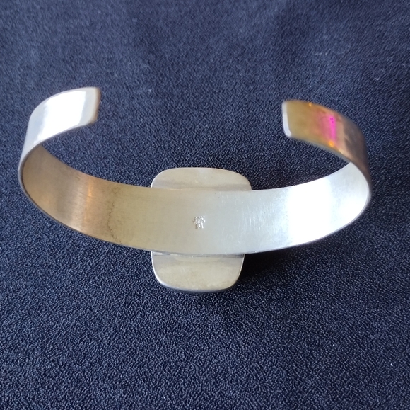 Jay King Sterling Silver Fire Opal and Turquoise DTR Bracelet - Picture 5 of 16